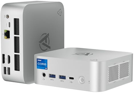 AWOW Mini PC W-11 Pro Core i5-13500HX 14C 20T 2.5GHz hasta 4.7GHz, Dual 32GB DDR4 3200MHz 1T M.2 PCIE3.0 SSD, Triple Pantalla HDMI DP Type-C 4K@60 Hz 2.5G RJ45 Gigabit Ethernet, AX201