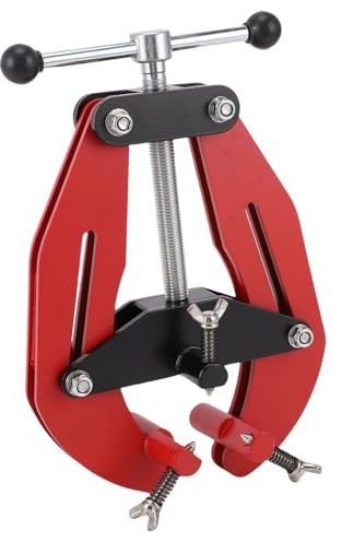 Spacnana Pipe Alignment Clamp, Ergonomic Dual Handle Welding Tool for 2-6 Inch Pipes, Quick-Acting Lever for to Flange Tee Fitting Installation