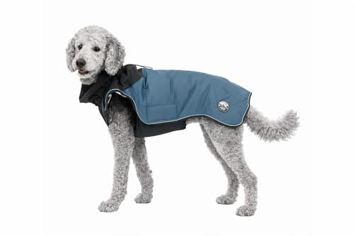 Hundemantel Warm Up Sky 50 cm – Warme Wasserabweisende Hundejacke für Winter & Regen – reflektierend, Verstellbarer Bauchverschluss, Winddicht – Hundemantel für kleine, mittlere & große Hunde