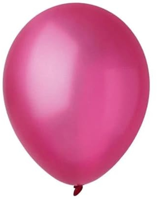 Decomex Metallic Luftballons Fuchsia 100 Stück