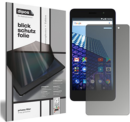 dipos Privacy Screen Protector for Archos Access 50 Color | Matte Anti-Spy Filter with 4-Way Protection, Perfect Fit, Anti-Scratch, Bubble-Free, Protection Film, Easy Installation