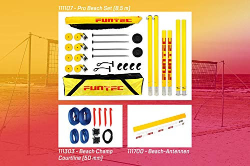 Funtec Bundle: Pro Beach Set + Beach Champ Courtline + Netzantennen