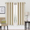 Blackout Curtains 2 Panels Set Thermal Insulated Window Treatment Solid Eyelet Darkening Curtain for Living Room Bedroom Nursery,Beige,46x54 Inches
