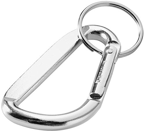 noTrash2003 5 Stück gefederter Verschluss Karabiner, Schlüsselanhänger Aluminium Karabinerhaken für Camping, Angeln, Wandern oder Reisen mit Schlüsselring