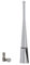 Cartrend 10503 Universal Kurzstab-Dachantenne Autoantennen-Adapter Autoradio Aluminium 10 cm Antennenstab Antenne Silber