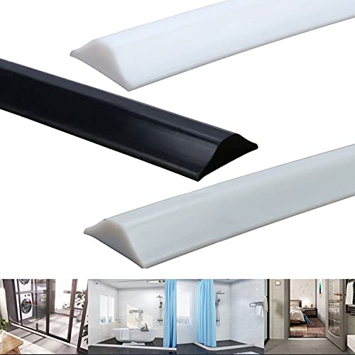 ZHXQ 500CM Caucho de Silicona Tiempo de Gaza Tira de Retención de Agua para Baño Platos de Ducha Profesional de Insonorización Prueba de Polvo Impermeable a Prueba de Viento