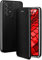 ONEFLOW Business Case für Samsung Galaxy A52 / A52s 5G Handyhülle klappbar mit Standfunktion, Klapphülle Flipcase Cover Dünn, PU Leder Hülle mit Kartenfach, 360 Grad Schutzhülle, Schwarz