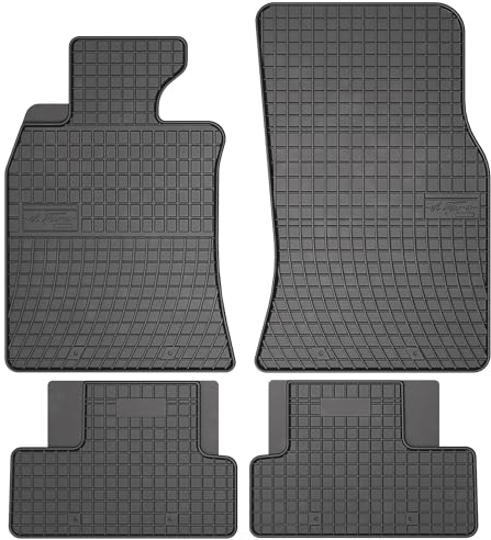 MOTOS Gummimatten Auto Fussmatte passend für Mini Cooper II 2006-2014 Hatchback Verbessern Sie Ihren Reisekomfort mit Antirutschmatte Auto - Allwetter fußmatten Auto, Schutz vor Verschmutzung