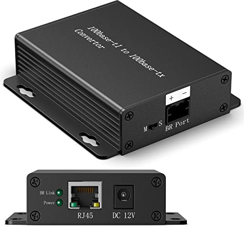100BASE-Ethernet-Medienkonverter-Gerät 2-Draht-Ethernet BroadR-Reach (100BASE-T1) zu Fast Ethernet (100BASE-TX) Automobil IEEE 100BASE-T1 kompatibel mit 100 Mbit/s Übertragung