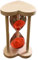 ZEALMAX Kreative Sanduhr in Herzform, 30 Minuten, aus Holz, interessante Sanduhr, dekorativ