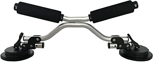 Kayak Roller Loader, Kayak Load Assist with Heavy-Duty Suction Cups Mount, Aluminum Kayak Accessories for Mounting Canoe Kayak Car Roof