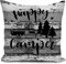 HUASHUZI Kissenbezug 40x40 cm Camping zubehör Geschenke für Camper wohnmobil Wohnwagen Gadgets deko Sofa dekokissen