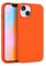 FELONY CASE - iPhone 15 Case - Neon Orange Silicone Phone Cover | Liquid Silicone with Anti-Scratch Microfiber Lining, 360° Shockproof Protective Case for Apple iPhone 15