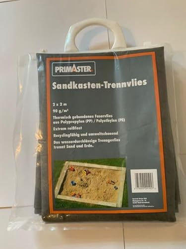 Primaster Trennvlies für Sandkästen Sandkastenvlies Schneidbar Sandschutzfolie