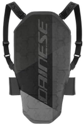 Dainese - Flexagon Back Protector 2 Man, Ski- und Snowboard-Rückenprotektor mit Hosenträgern, Mann, Schwarz/Grau, XS
