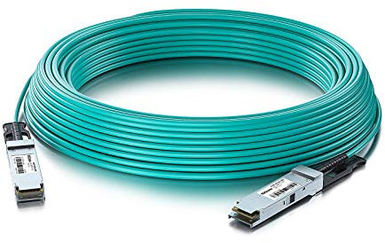 10Gtek 40G QSFP+ AOC Cable - 40GBASE Ethernet Active Optical Cable for IBM/Mellanox, 3-Meter