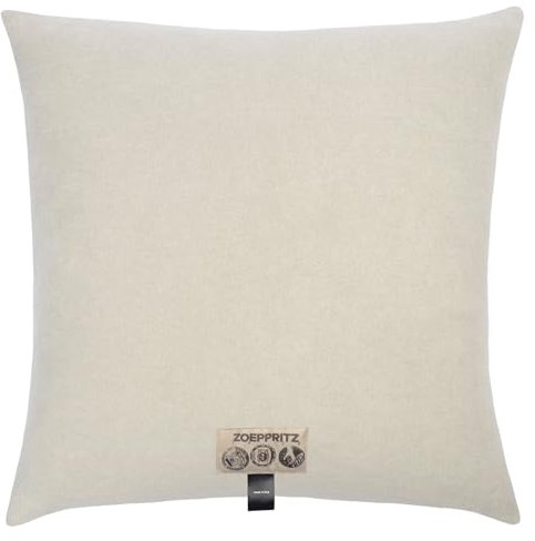 Zoeppritz Soft-Fleece-Kissenbezug mit unverwechselbarem Cashmere Handfeel, Farbe: 090 Clay, pflegeleicht, Allergiker geeignet, Maße: 50 x 50 cm, 702291-090-50x50