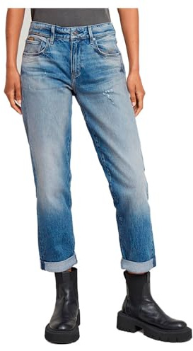 G-Star Femme Jean Kate Boyfriend, Bleu (vintage dirtbag destroyed D15264-D936-H109), 27W / 34L