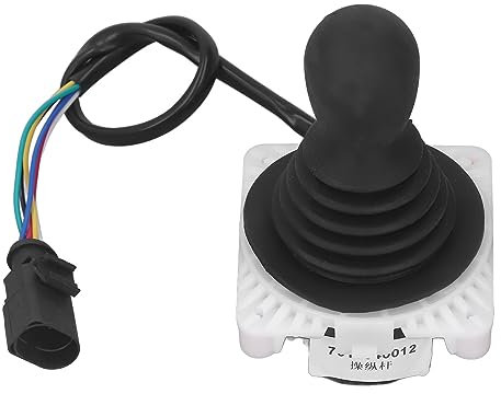 Hiraith Manija de Operación de Excavadora, Controlador de Joystick Trabajo Estable Alta Resistencia Diseño Estándar 7919040012 Aleación de Acero para E12/14/15/16/18/20-386