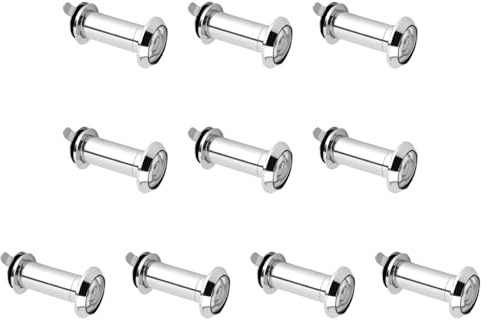 Door Viewer,10Pcs Zinc Alloy 220 Degree with Privacy Cover for 35mm-55mm