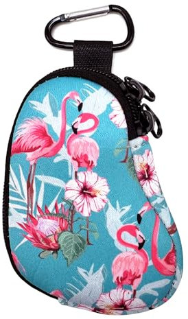 KOSTOO Asthma-Inhalator-Halter, Neopren, schützende tragbare Tragetasche, Reise-Inhalator, Mini-Hülle, Hülle für L-förmigen Inhalator, Inhalator nicht im Lieferumfang enthalten (Vogel)