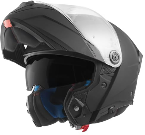 Bogotto FF404 Solid Klapphelm, schwarz matt, M