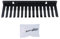 Ronyme Cable Organizer Rack Cable Holder Wall Mount Cord Wire Management Sturdy Test Lead Hanger, 14 Slot
