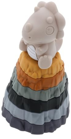 Supvox Dinosaurier-stapelspiel Früherziehungsspielzeug Für Jungen Und Mädchen Interaktives Spielset Weiche Blöcke Für Kleinkinder Lernspielzeug