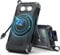 Magnetic Solar Power Bank 20000mAh Wireless Portable Solar Charger 22.5W USB C PD QC 3.0 Fast Charging Camping External Battery Pack 5 Output 3 Input,with 2 LED Flashlight for Travel Outdoor (black)