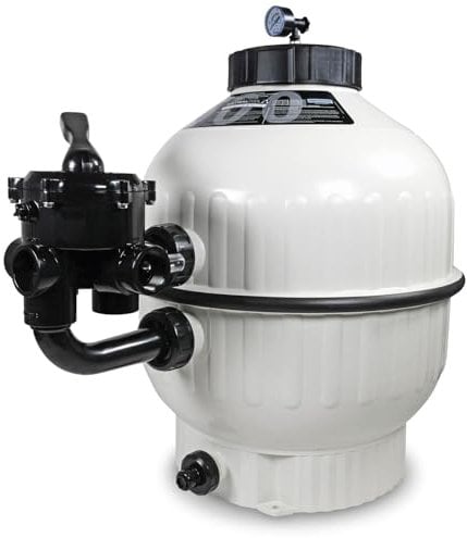 Astral Pool Sandfilterbehälter Cantabric Ø 500 mm inkl. 6-Wege Side-Mount Ventil - Für Pools bis 40.000 Liter - Robuste Bauweise - Effiziente Filtration - Langlebig - Einfache Wartung