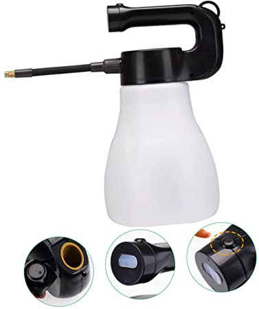 TOYANDONA Fumigadora De Jardín Pulverizador Eléctrico Portátil con Carga USB Ajustable para Plantas y Blanco