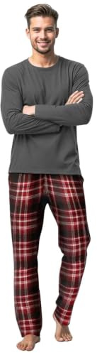 Style It Up Men’s & Boys Long Sleeve Pyjama Set, Warm Sleepwear Loungewear | Soft 2-piece sleepwear and loungewear