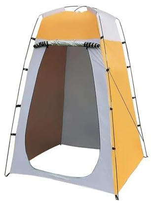 Tente de Douche extérieure à Ouverture Rapide for Camping, Plage, Toilettes privées, vestiaires Portables, tentes Protection Solaire(Yellow)