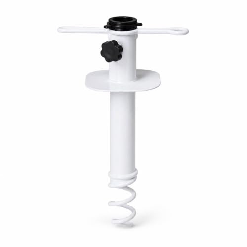 SiaBiced Support Parasol Plage à r pour extérieur – Pied Ancre Robuste en métal, Personnalisable