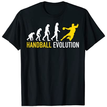 Handballer Handballspieler Evolution Handball T-Shirt