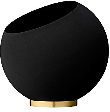 AYTM - GLOBE flowerpot, Ø21cm - Black