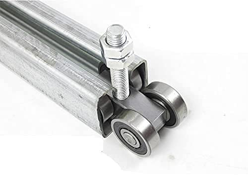 LSDRALOBPOI Barn Door Floor Guide Sliding Barn Door Heavy-duty sliding door hanging wheel Industrial warehouse plant sliding doors Orbital track Bearing 714