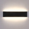 Lightess 18W 40CM Wandleuchte Innen LED Schwarz Flurlicht Modern Treppenhaus Beleuchtung Wandlampe mit Up Down Licht IP44 aus reinem Aluminium für Wohnzimmer Schlafzimmer Flur, Neutralweiss