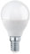 EGLO E14 LED Lampe dimmbar, Glühbirne Milky in Tropfenform, 7,5 Watt (entspricht 60 Watt), 806 Lumen, Leuchtmittel Tropfen warmweiß, 3000 K, Glühlampe P45, Ø 4,6 cm