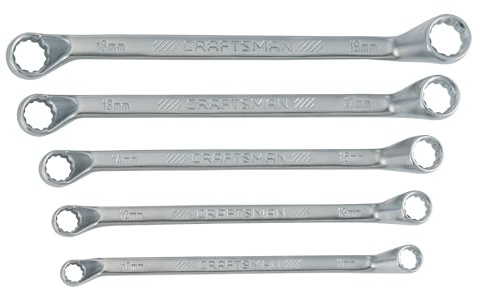 CRAFTSMAN Offset Box End Wrench Set, MM, 5 Piece (CMMT44350)