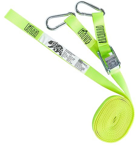 BearTOOLS Leiter-Sicherheitsgurt-Stabilisator für untere Leitern, Nockenschloss, Verbindungsstück, Rutschen, reduziert das Höhenrisiko, 6 Meter für größere größere Stehleitern, Ankerleiter an Stange