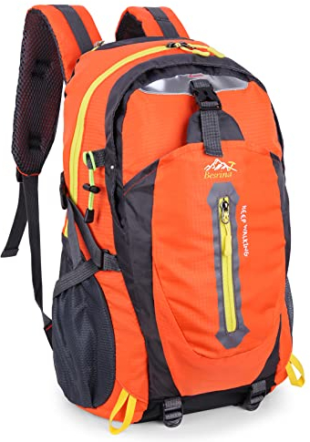 Besrina 40L Leichtes Wandern Rucksack, Multifunktions Wasser-resistent Casual Camping Trekking Rucksack für Radfahren Reisen Klettern Outdoor Sport