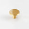FLYIFE Türscharniere 25mm/33mm/44mm Runde Messing Möbelgriffe Reines Kupfer Schubladenknöpfe Gold Einloch Schranktür Schrank Spind Griff 1St Türscharniere