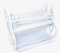 Best House Double Plastic Dish Rack, 2 Tier Double Dish Drainer Rack Large Plate Cutlery Cup Holder Plastic Trays - Pack of 1 (White)