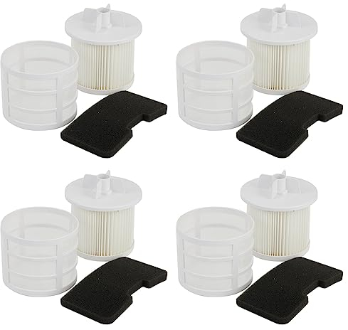 Paquete de 4 filtros U66 compatibles con aspiradoras Hoover Sprint para Whirlwind SE71WR01, número de pieza # 35601328