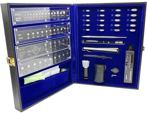 McbeAn Diamond Selector Tool Kits, Sieraden Tester Tool Met Diamond Tester Pen, Compleet Gereedschap, Hoge Gevoeligheid, Voor Diamant, Saffier, Ruby, Crysta