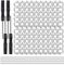 Smallterm Lot de 100 inserts de décapsuleur à bouteilles DIY Matériel de décapsuleur en métal pour bouteille de bière DIY
