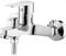 Badewannenarmatur mit Handbrause Mischbatterie Badewanne Chrom Wannenarmatur mit Brause Duschkopf 3 Funktionen, Messing Duscharmatur Wasserhahn Badewanne Set für Bad Dusche, Wandmontage 150mm