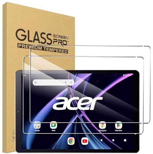 carinacoco 2 Pack Screen Protector for Acer Iconia Tab A10(A10-21-A7RM) 10.1 inch, 9H Toughness Premium Shatterproof Scratch-Resistant Anti-Fingerprint No-Bubble HD Ultra Clear Tempered Glass