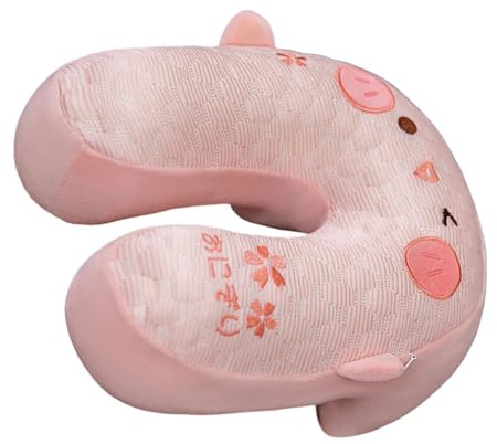 Cuscino da viaggio per il collo con animali del fumetto morbido memory foam cuscini da viaggio per bambini e adulti cuscino infantile